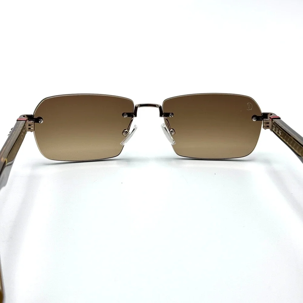 Christian Louboutin Sunglasses Greggo LB0041 36F Bronze Rimless Frame 56-16-145